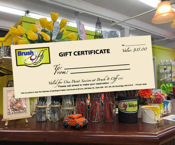 We will customize the look of your Gift Certificates for your Organization,