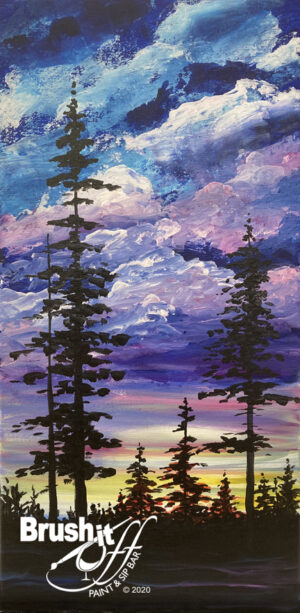 Sunset, Pallet Knife fun!