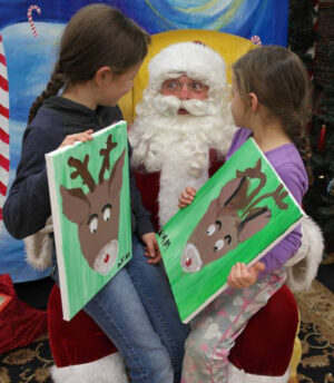 PAINT WITH SANTA!