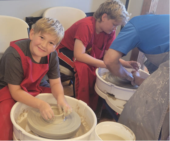 Sip and Throw Pottery Wheel Class