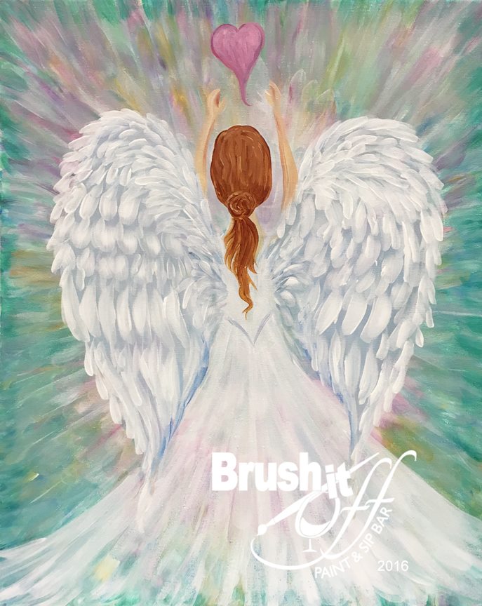 Angel - Brush It Off Paint & Sip Bar