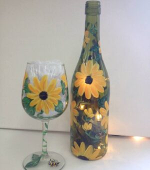 Lighted Wine Bottle or a Glass – includes an appetizer, Sturbridge UNO’s